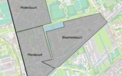 Kaart van Florabuurt, Molenbuurt en Bloemenbuurt