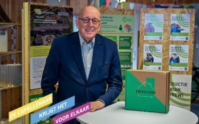Wethouder Duurzaamheid Nico van Veen in het Capelse Energieloket