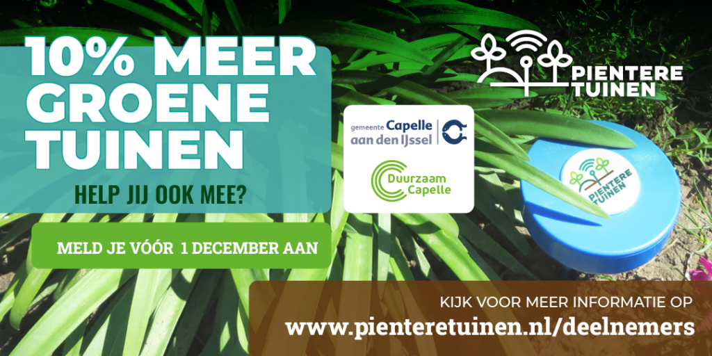 Doe mee met onderzoek Pientere Tuinen