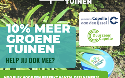 Doe mee aan Pientere Tuinen en maak uw tuin groen en slim