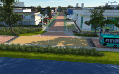 Een impressie van hoe bedrijventerrein Capelle-West eruit kan zien