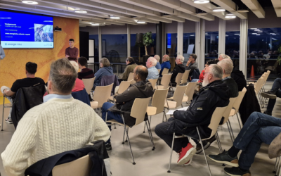 Volle zaal bij informatiebijeenkomst voor de collectieve inkoopactie.