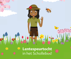 Lentespeurtocht in het Schollebos