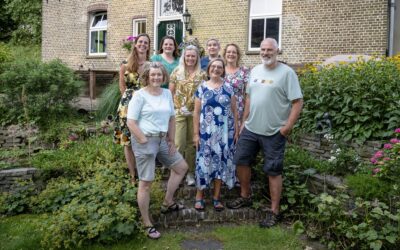 De groep van alle Capelse Tuinrangers bij elkaar