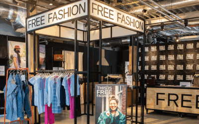 Kledingrekken met logo Free Fashion