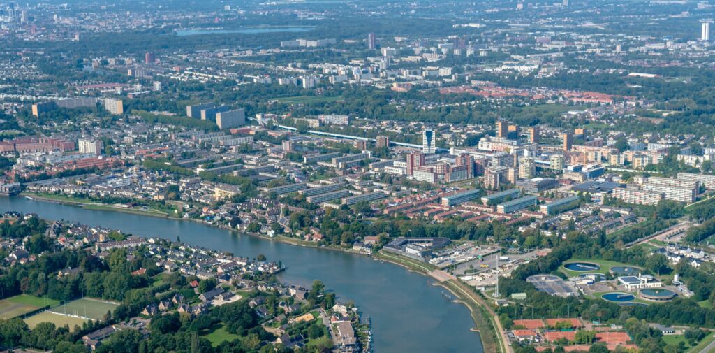 Luchtfoto van Capelle aan den IJssel